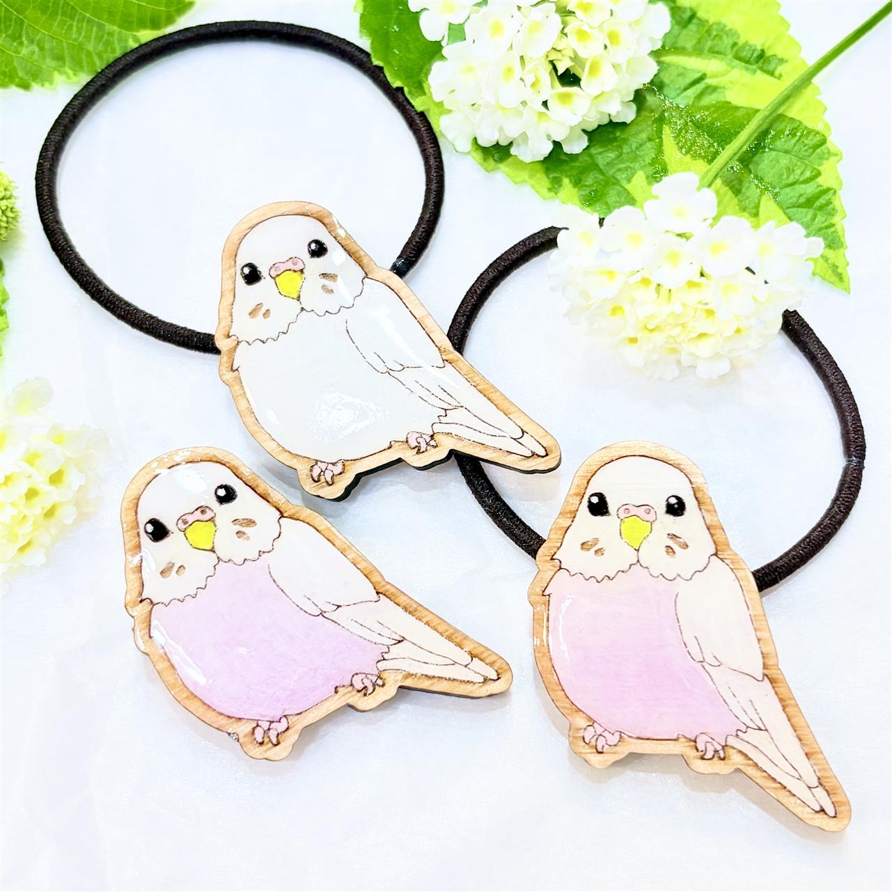セキセイインコ「ライラック」仕上がりました。