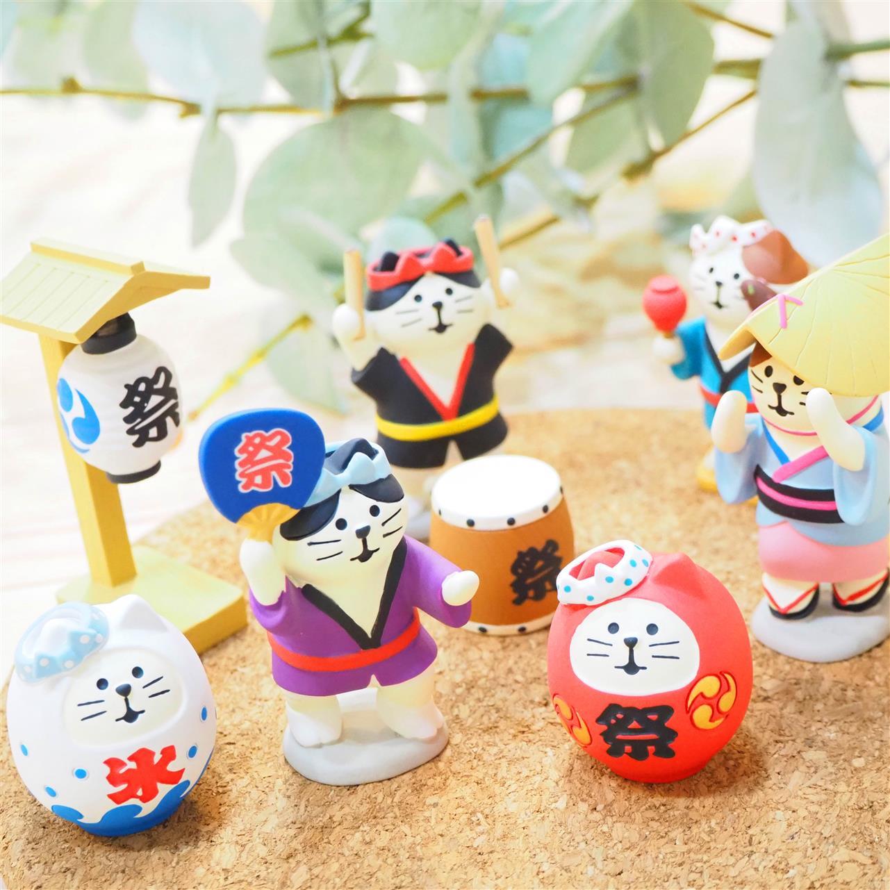 concombreさんの「お祭りにゃんこ」入荷いたしました。