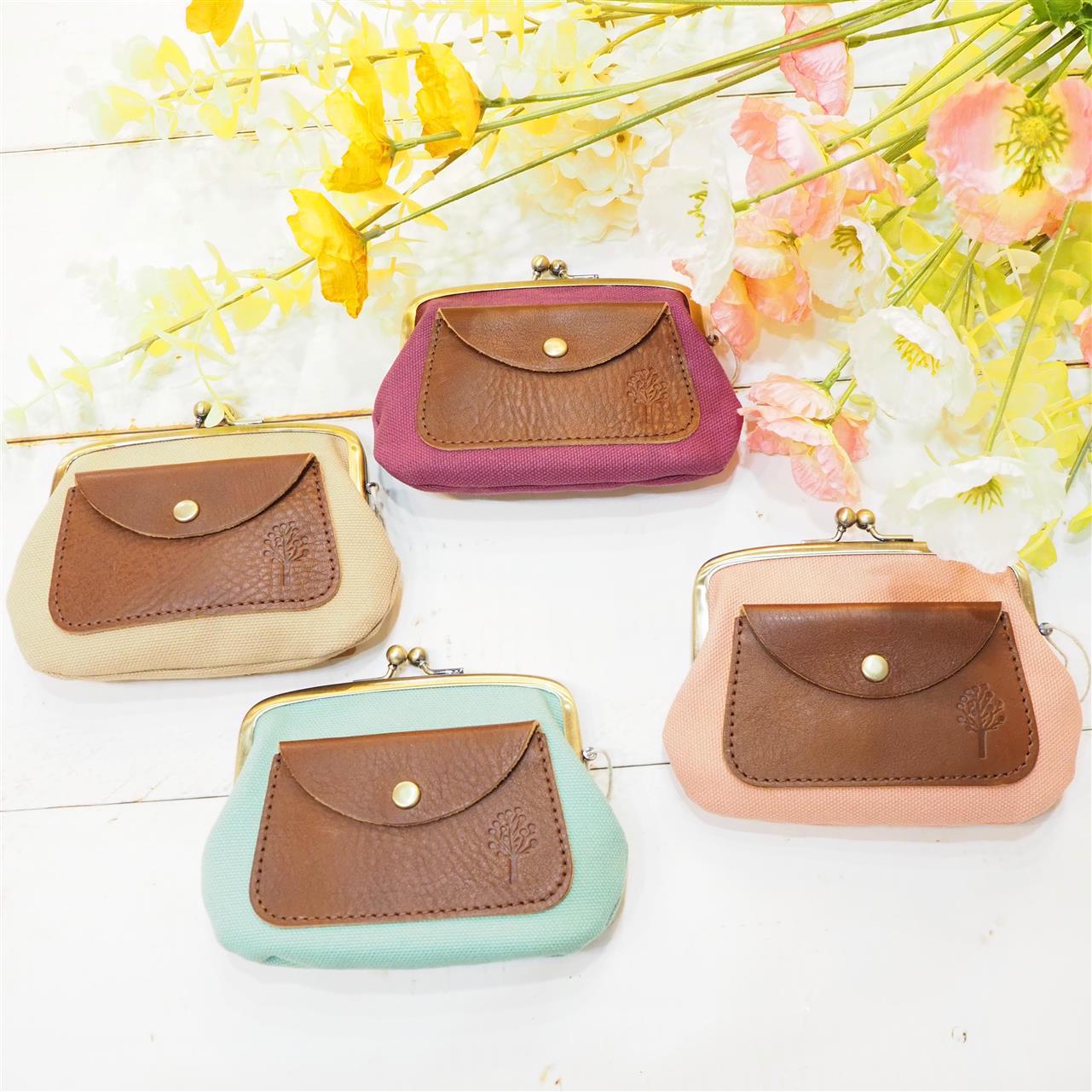 Kanmi「ドロップツリー ポケット親子がま口」