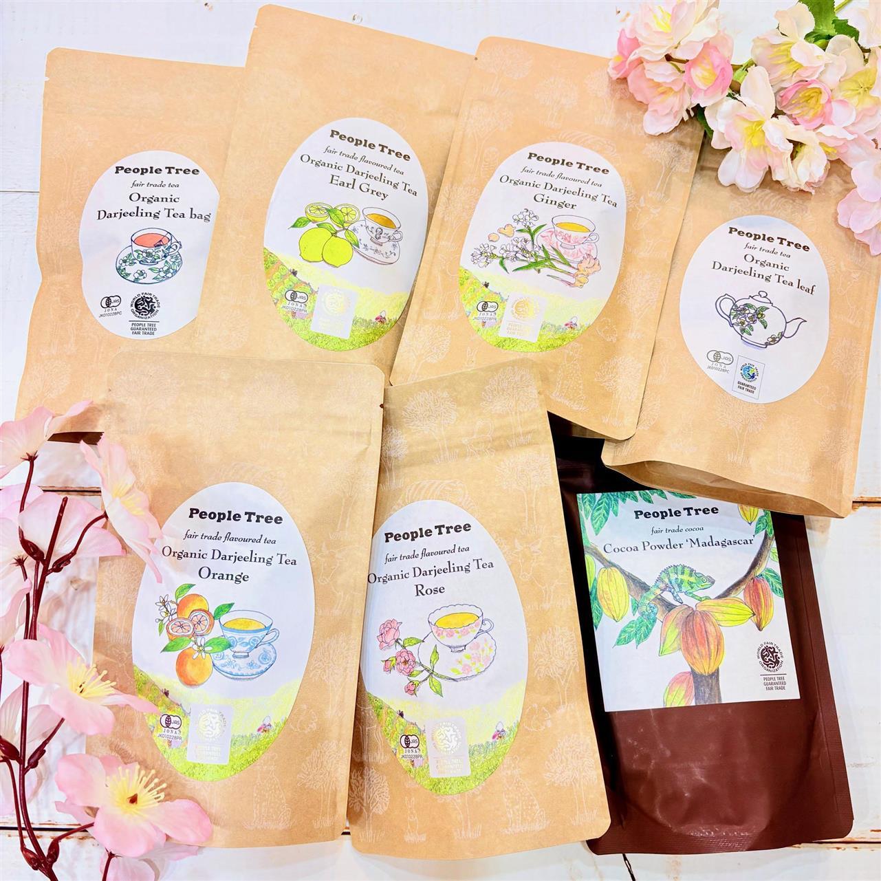 Peple Tree さんの紅茶とココアが再入荷いたしました。